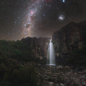 Southern Cross and a Waterfall