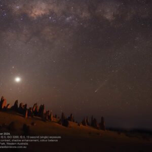 Comet 2023 A3 and Pinnacles