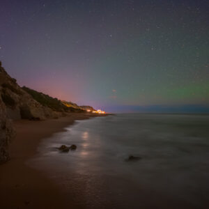 Airglow Over Southern Sicily