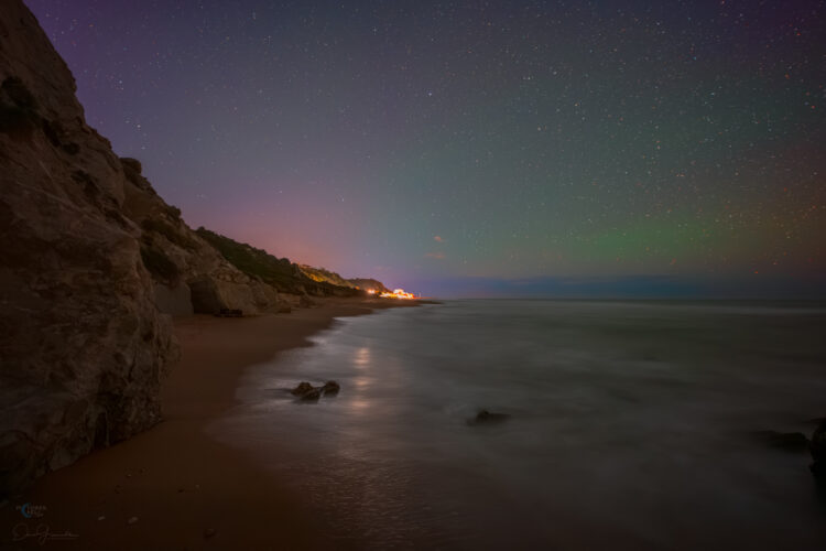Airglow Over Southern Sicily