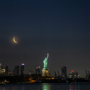 Moon, Venus, and Saturn