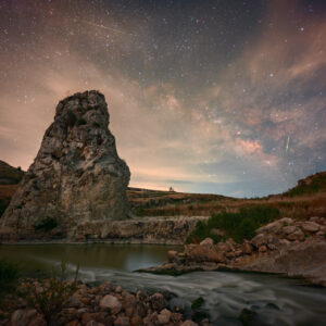 A Celestial River Over Sicilian Waters