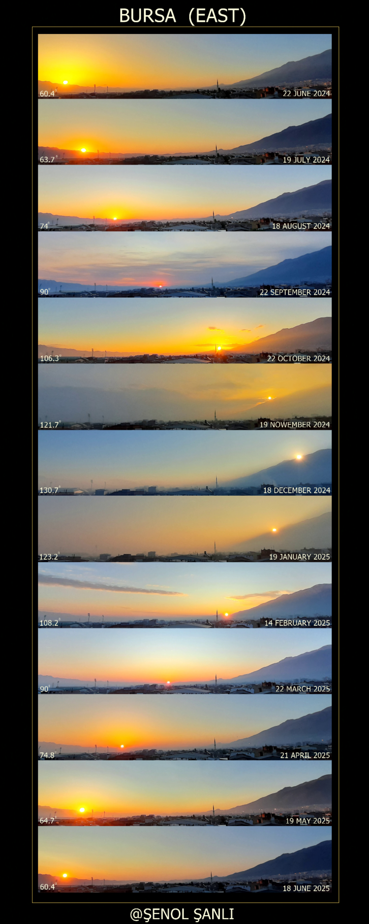 Sunrise in Bursa
