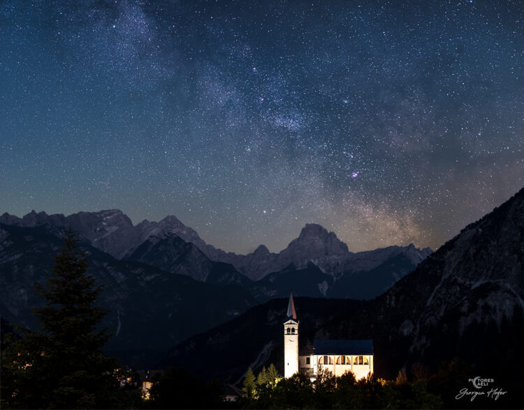 Milky Way from Dolomites