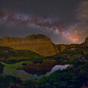 Milky Way and Lake