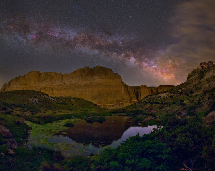 Milky Way and Lake