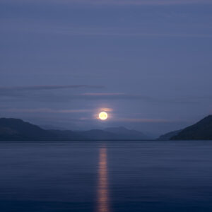 Buck Moonset Over Loch Ness