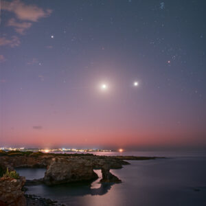 Planets Parade Above the Arc Of Asparano