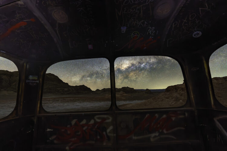 Temporary Oservatory from the Magic Bus