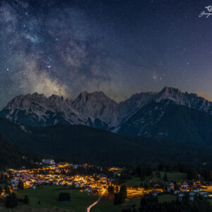 Milkyway from Dolomites