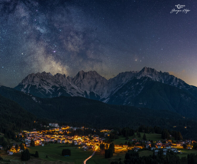 Milkyway from Dolomites