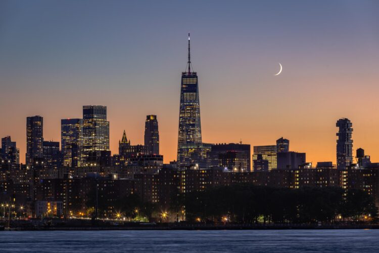 Crescent Moon from Williamsburg