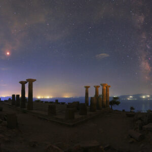 The Goddess Under Celestial Light