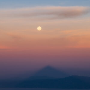 Moon and the Pyramid Shadow