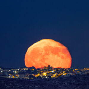 The Full Moon Over Noto