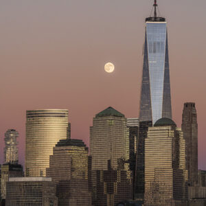 Super Moon and the Trade Center