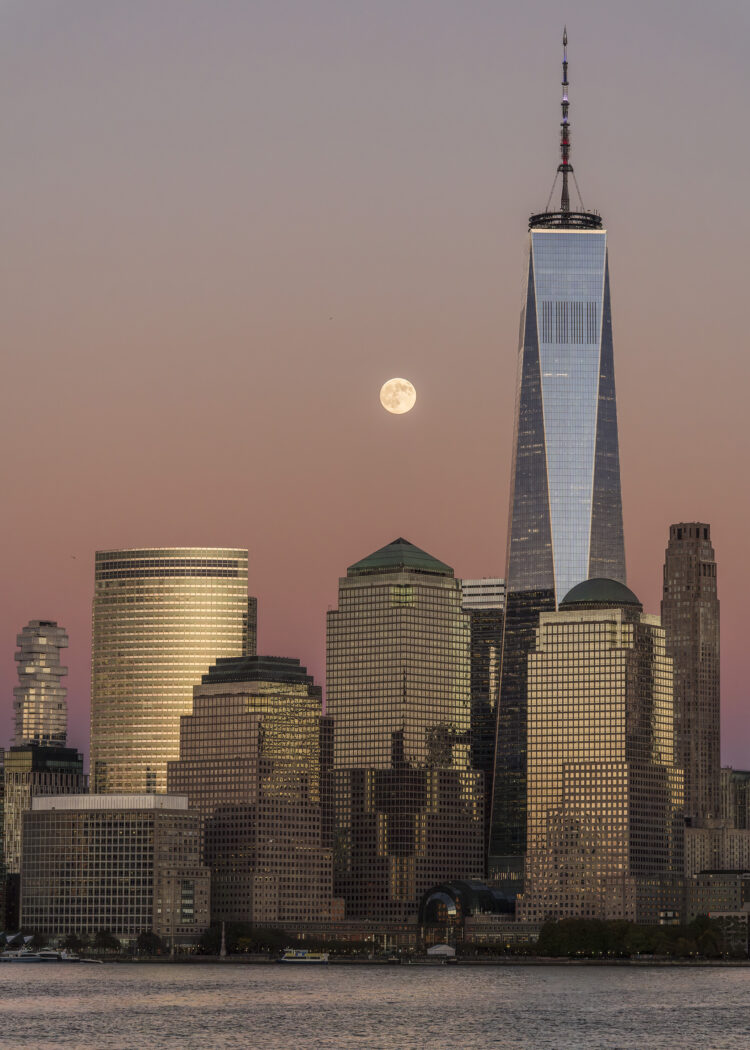 Super Moon and the Trade Center