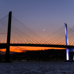 Solstice Crescent Moon