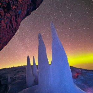 Low Water Levels and Starry Sky