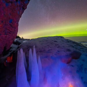 Low Water Levels and Starry Sky