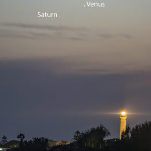 Trails of Saturn and Venus