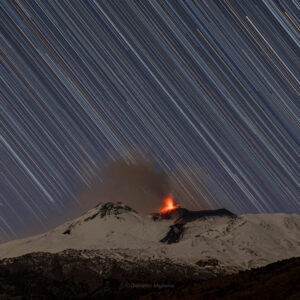 Startrail Etna