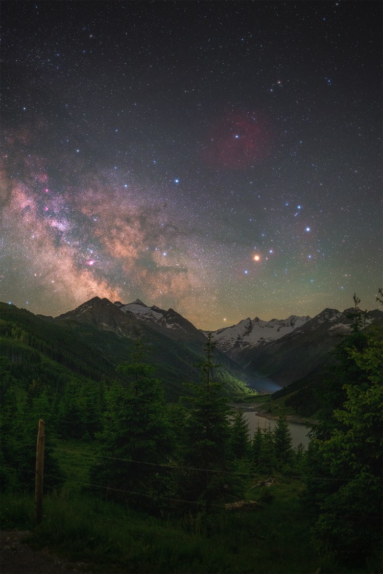 The Milky Way Over Gerlos
