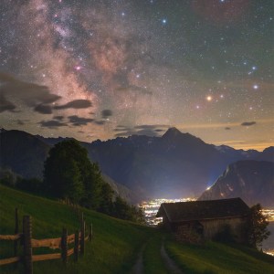 The Milky Way Above Zillertal