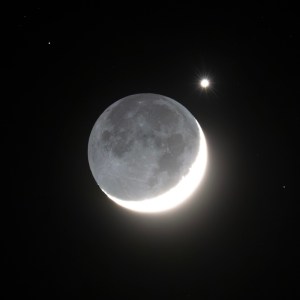 Moon and Venus