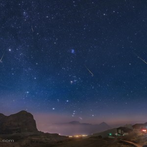 Perseids Over Lagazuoi