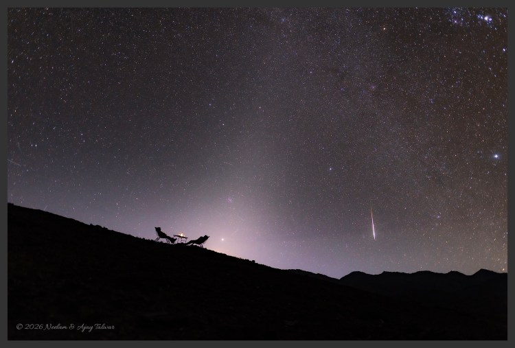 Zodiacal Light at the Hanle Star Party