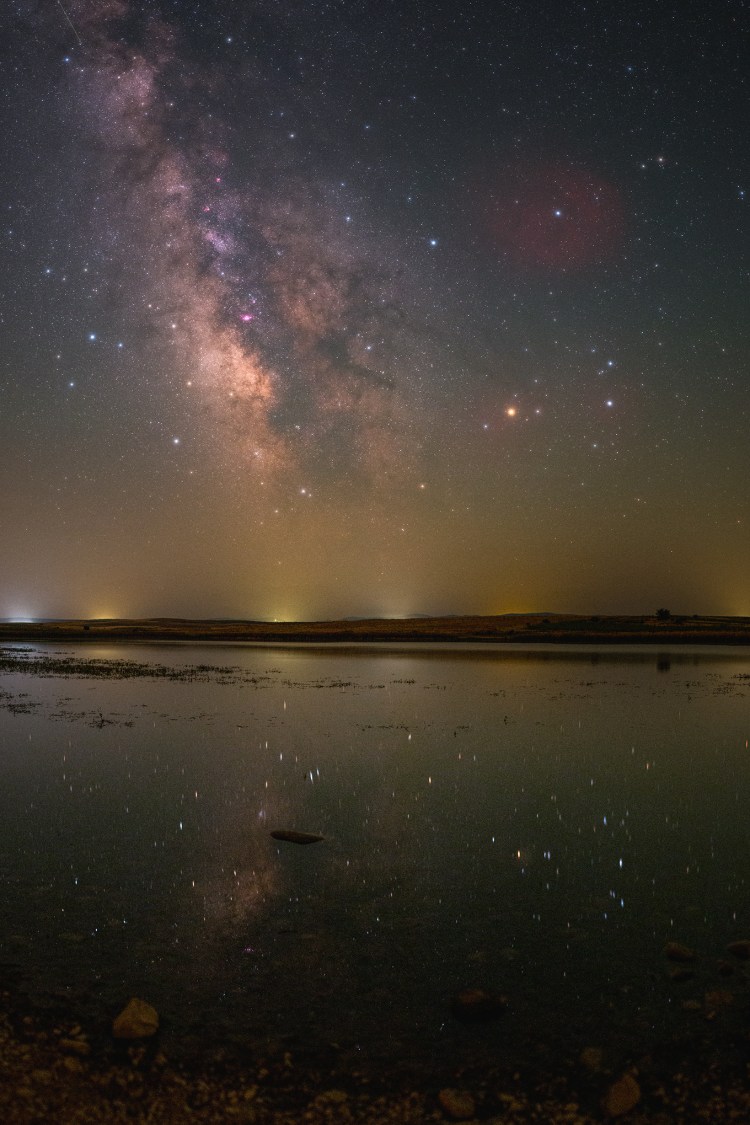 Galaxy Over Water
