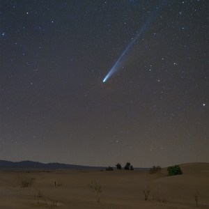 Encounter with Comet Lemmon