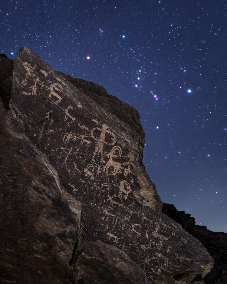 Orion Over Ancient Marks